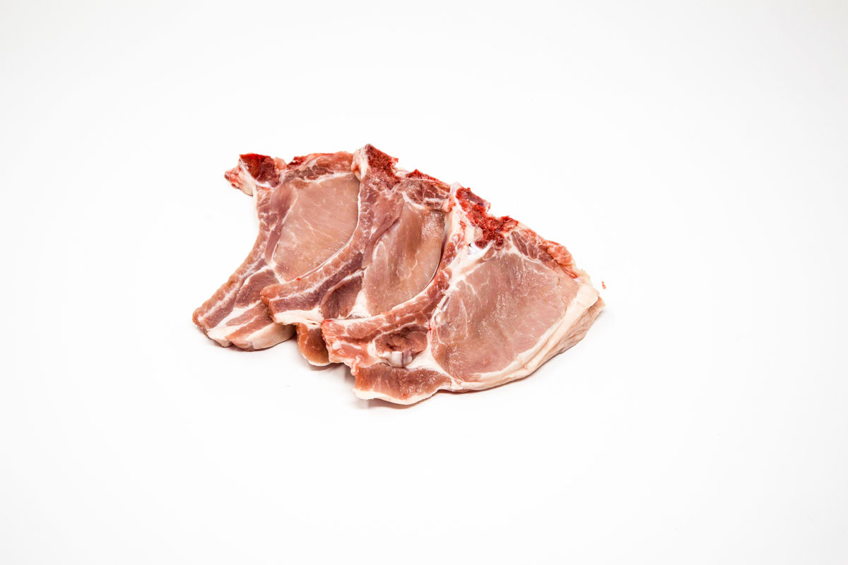 Comprar chuletas de cerdo palo (5 uds 750 grs aprox) online de Los Norteños